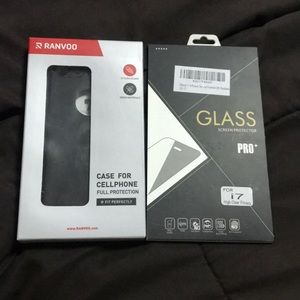 iPhone 7 case & privacy screen protector